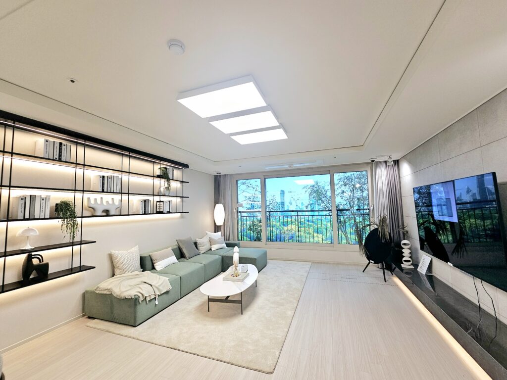 상도 푸르지오 클라베뉴 84B 타입 거실